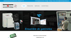 Desktop Screenshot of inversoresycontroles.com
